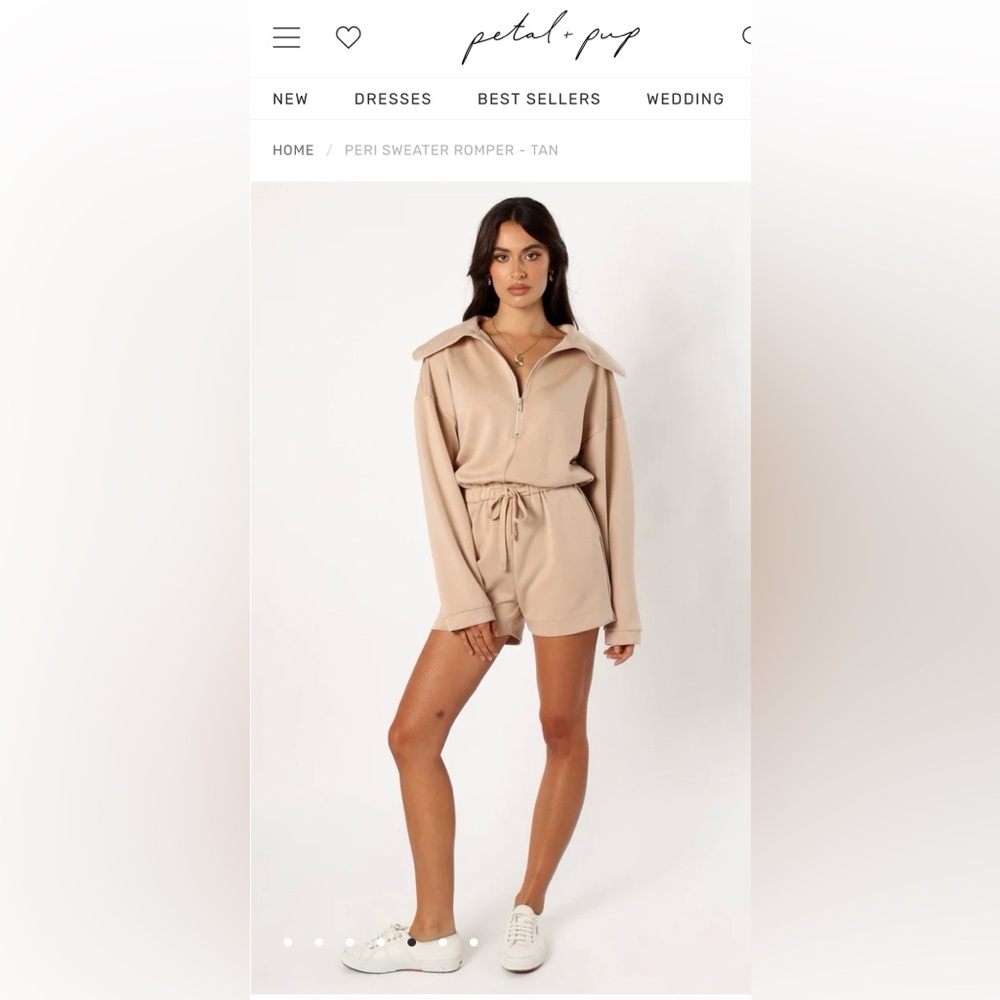 Petal & Pup Beige Lounge Set